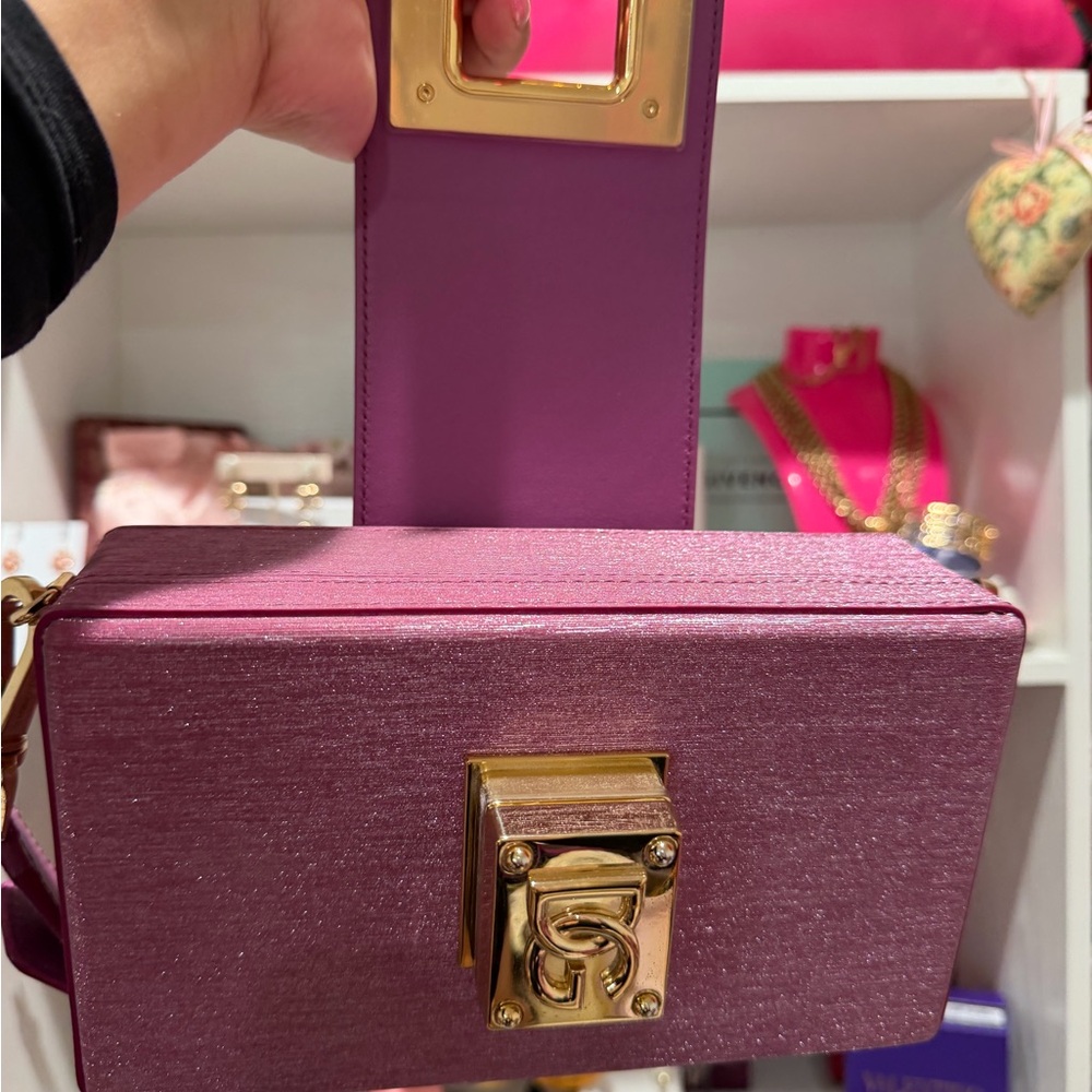 Dolce and Gabbana Pink and Gold Bag - Picture 9 of 13